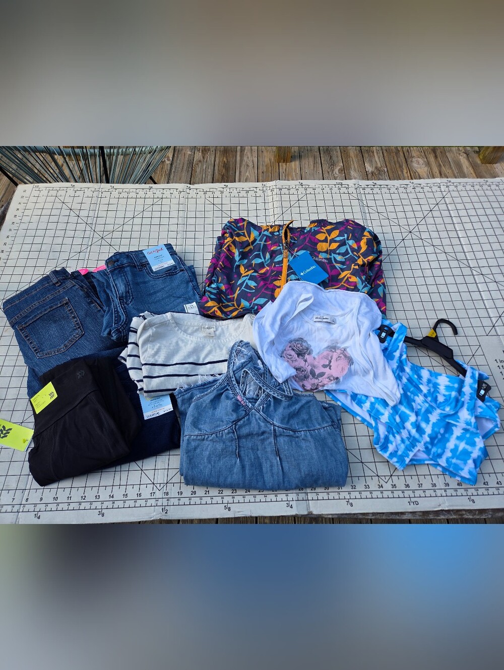 Lot Of Girls Sz 12 Clothes Jeans, Jacket, Dresses